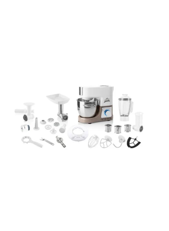 ETA Gustus Magnus Professional STAND MIXER – 1200W Heavy Duty Food Processor – 13.1kg All-Metal Kitchen Machine – 6L Stainless Steel Mixer - Image 3